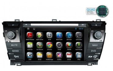 Radio DVD GPS Android HD QUAD CORE Toyota Corolla 2014