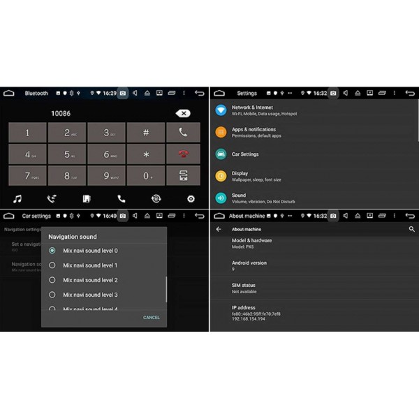 big screen head unit Volkswagen, Seat, Skoda