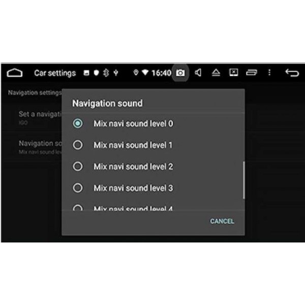 big screen head unit Volkswagen Polo