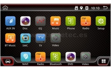  Radio GPS Android 8,1 táctil 2 DIN TR3264