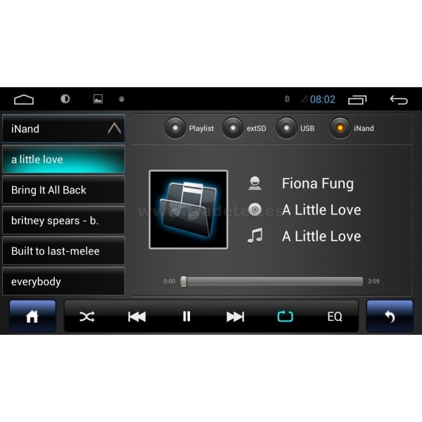  Radio GPS Android 8,1 táctil 2 DIN TR3264