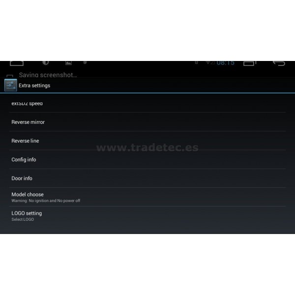  Radio GPS Android 8,1 táctil 2 DIN TR3264