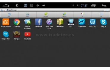  Radio GPS Android 8,1 táctil 2 DIN TR3264