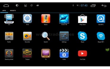  Radio GPS Android 8,1 táctil 2 DIN TR3264