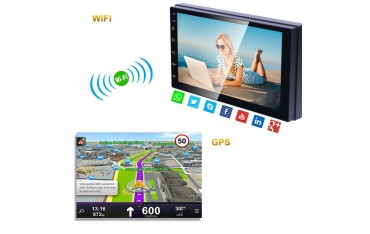  Radio GPS Android 8,1 táctil 2 DIN TR3264