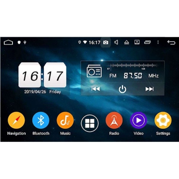 big screen head unit Skoda Yeti