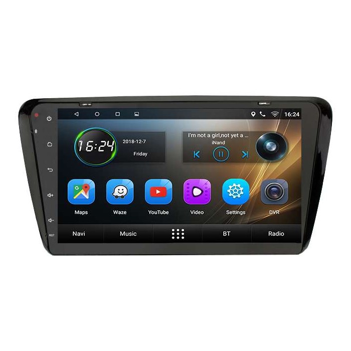big screen head unit Skoda Octavia