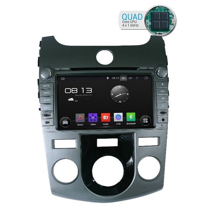 Radio GPS head unit Kia Cerato / Forte (MANUAL air) Android 10 TDT NO