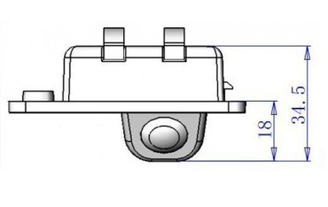 Cámara trasera aparcamiento Audi A6 C6, A4 B8, Q7, A8, A3 TR240