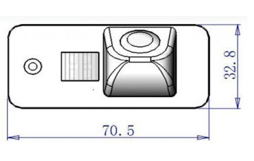 Cámara trasera aparcamiento Audi A6 C6, A4 B8, Q7, A8, A3 TR240
