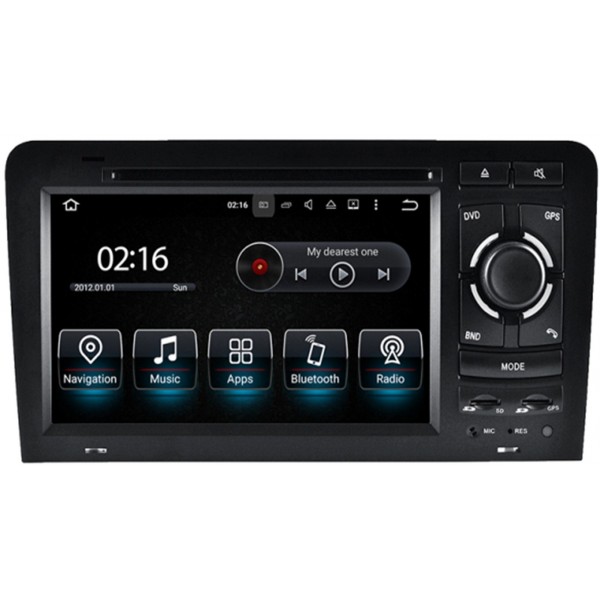 Radio GPS head unit Audi A3 8P Android 15 TR3558