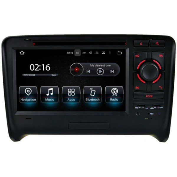 Radio navegador GPS Audi TT 8J Android 10 TR3561