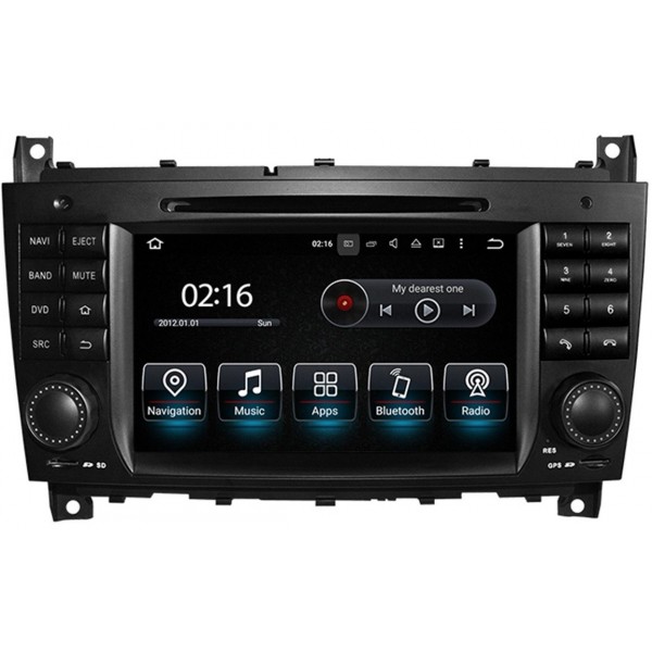 Radio GPS head unit Mercedes Benz C Class W203 Android 15 TR3562