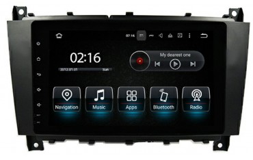 Radio navegador GPS Mercedes Benz Clase C W203 Android 10 TR3563