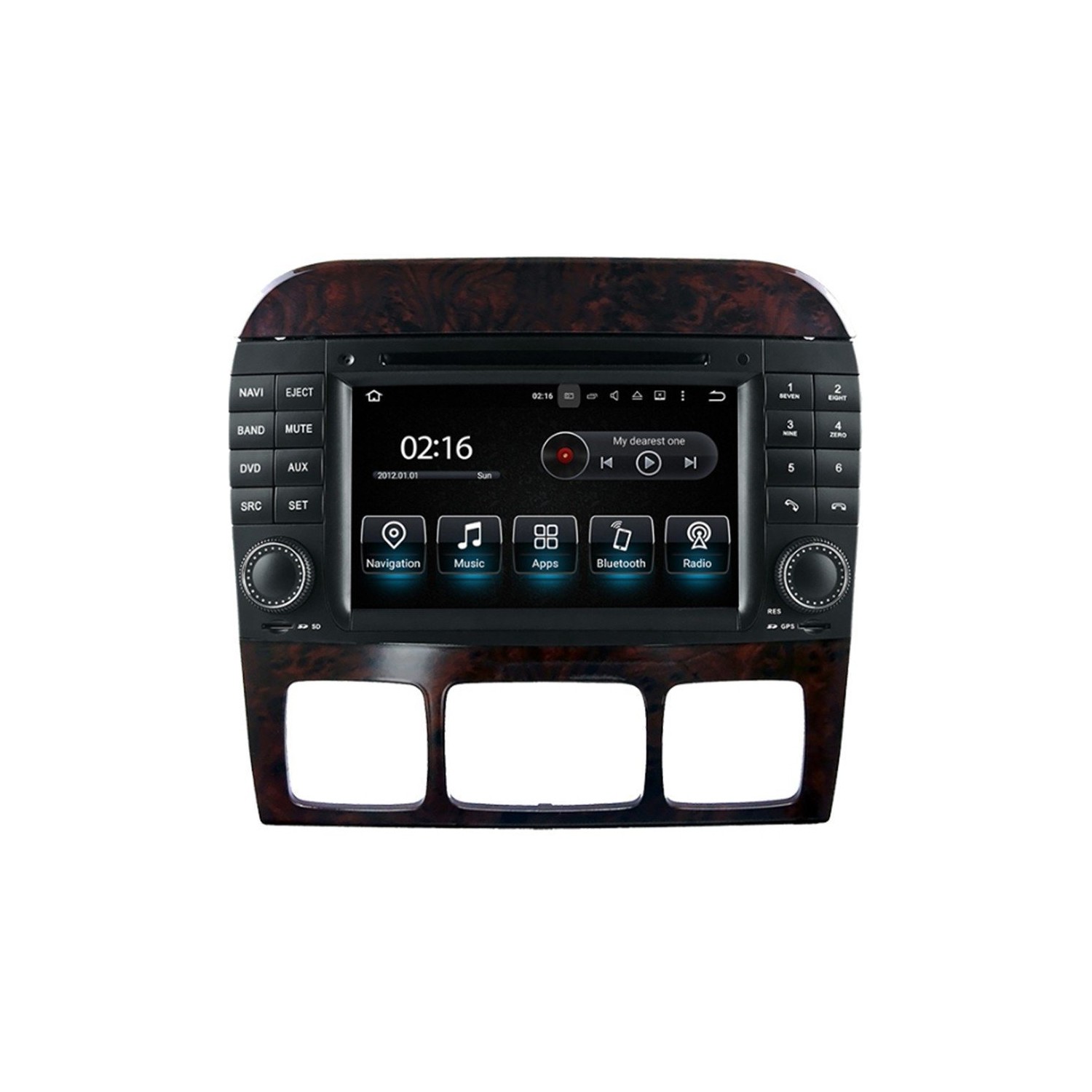 Radio navegador GPS Mercedes Benz Clase S W220 Android 10 TR3566