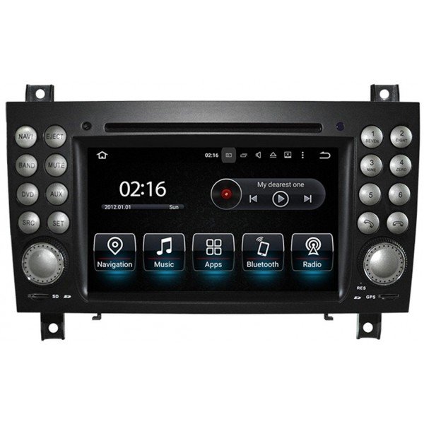 Radio navegador GPS Mercedes Benz SLK Android 10 TR3568