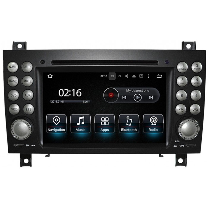 Radio GPS head unit Mercedes Benz SLK Android 10 TR3568
