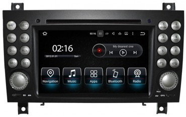 Radio GPS head unit Mercedes Benz SLK Android 10 TR3568