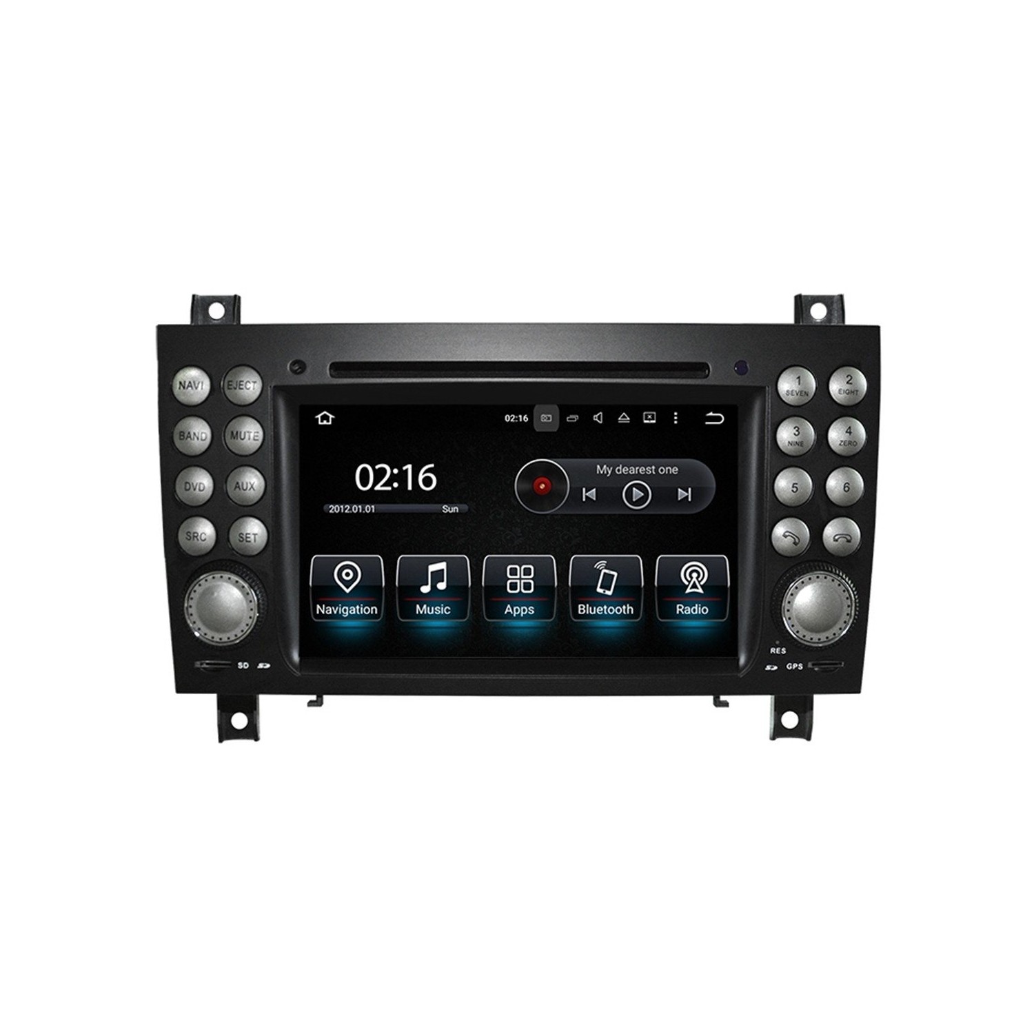 Radio navegador GPS Mercedes Benz SLK Android 10 TR3568