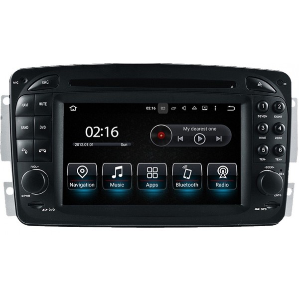 Radio GPS head unit Mercedes C Class W203, G W463, Vaneo, Viano, Vito. Android 10 TR3569