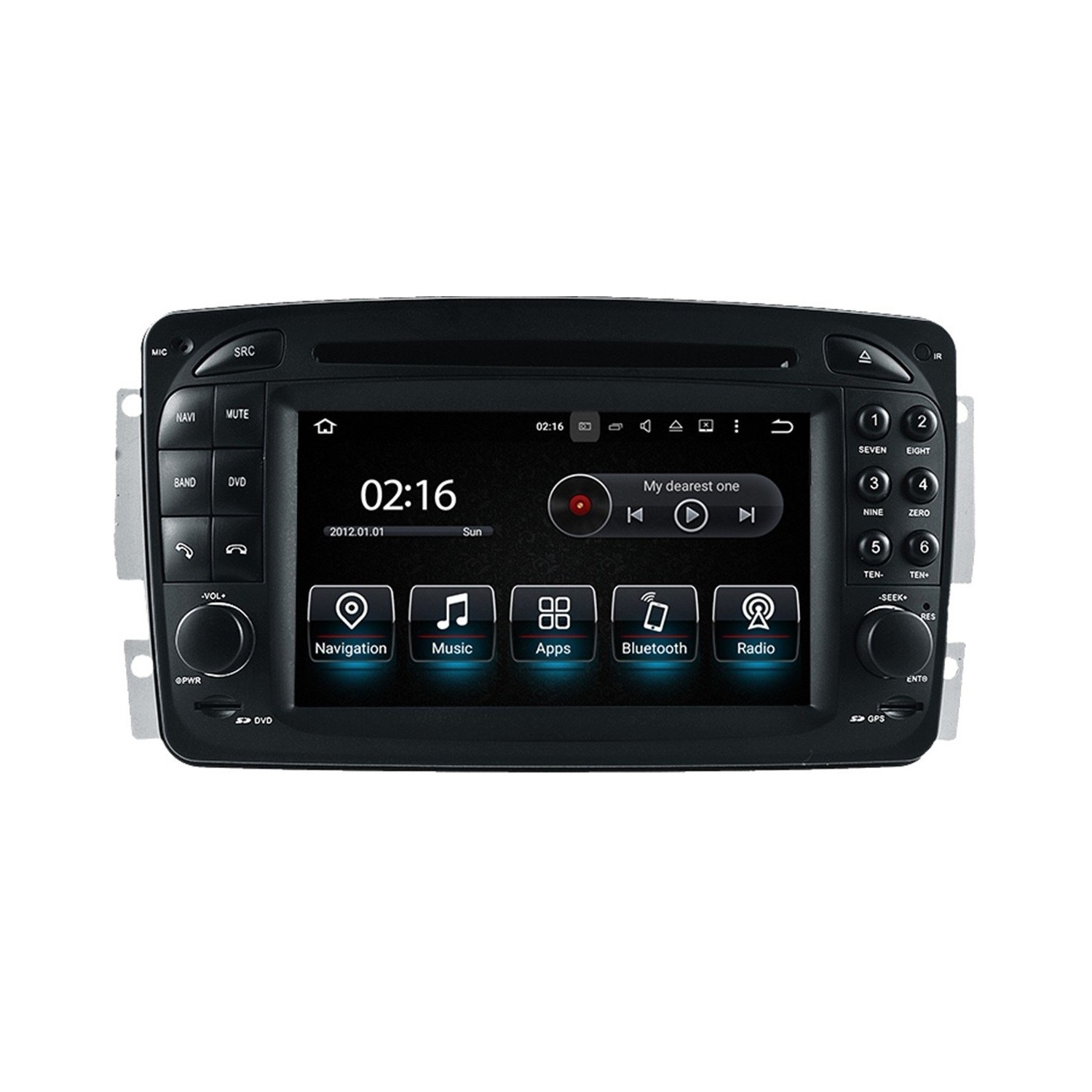 Radio GPS head unit Mercedes C Class W203, G W463, Vaneo, Viano, Vito. Android 10 TR3569