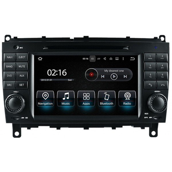 Radio navegador GPS Mercedes Benz CLK W209, CLS W219 Android 10 TR3570