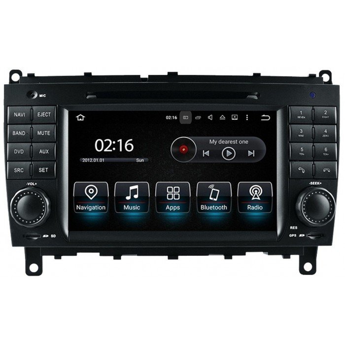 Radio navegador GPS Mercedes Benz CLK W209, CLS W219 Android 10 TR3570
