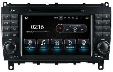 Radio navegador GPS Mercedes Benz CLK W209, CLS W219 Android 10 TR3570