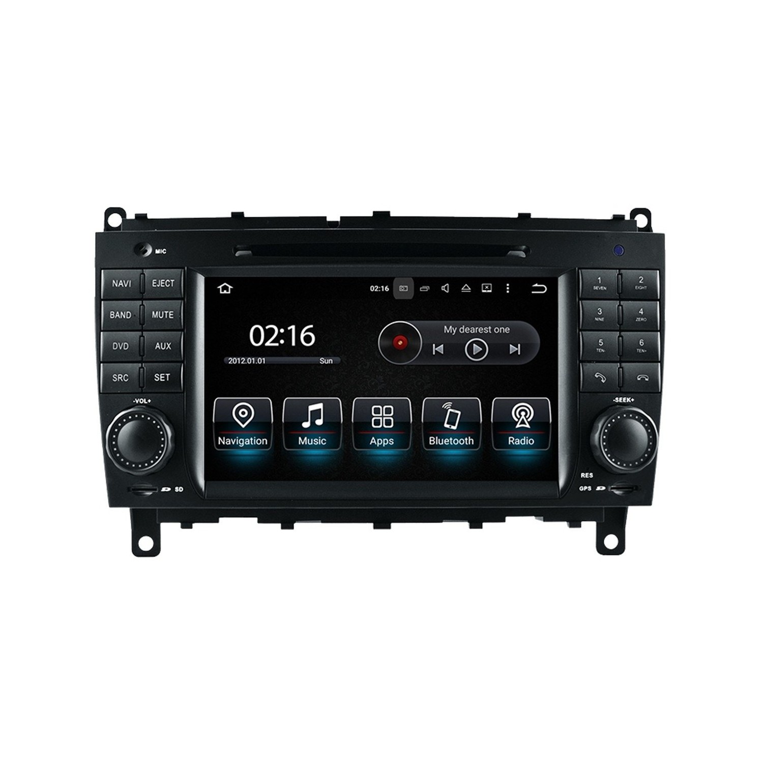 Radio navegador GPS Mercedes Benz CLK W209, CLS W219 Android 10 TR3570