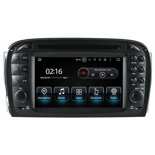 Radio navegador GPS Mercedes Benz SL R230 Android 10 TR3571