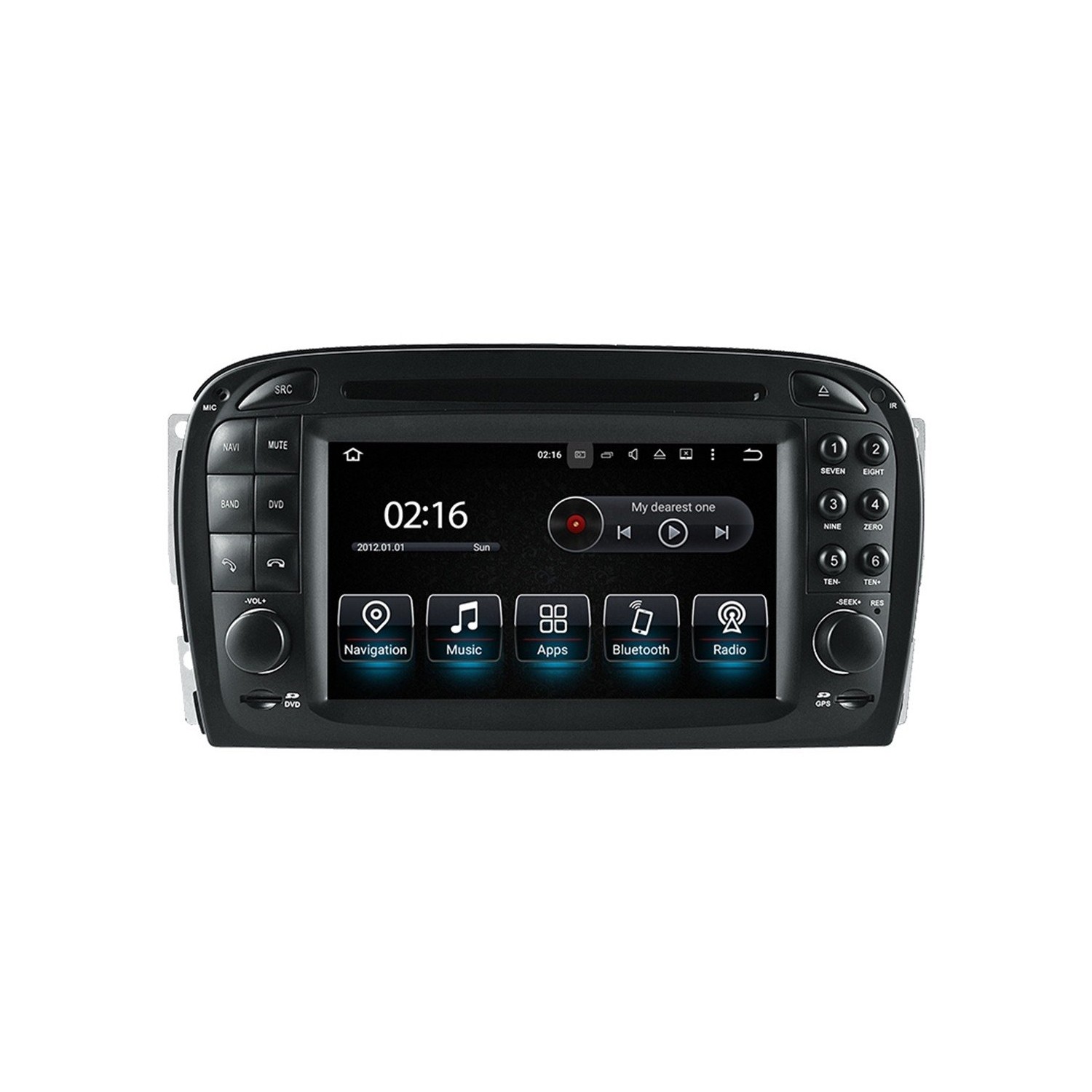 Radio navegador GPS Mercedes Benz SL R230 Android 10 TR3571