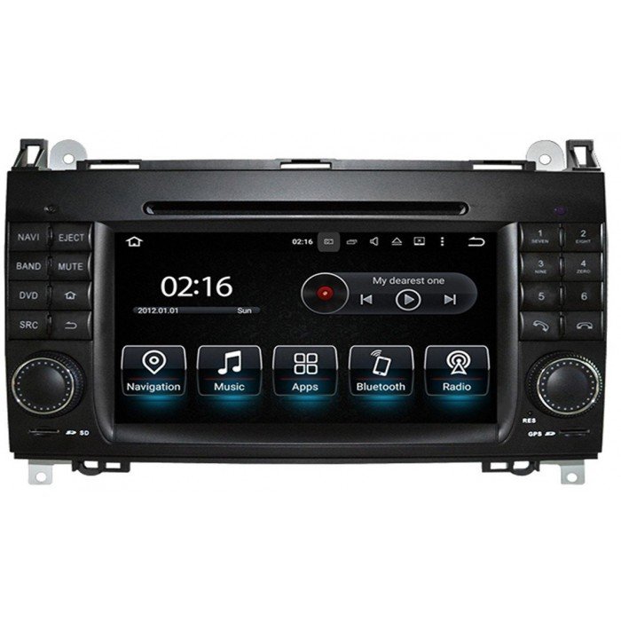 Radio GPS head unit Mercedes Benz A Class W169, B W245, Viano, Vito, Sprinter, Crafter Android 10 TR3572