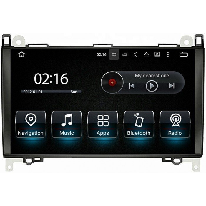 Radio navegador GPS Mercedes Benz Clase A W169, B W245, Viano, Vito, Sprinter, Crafter Android 10 TR3573