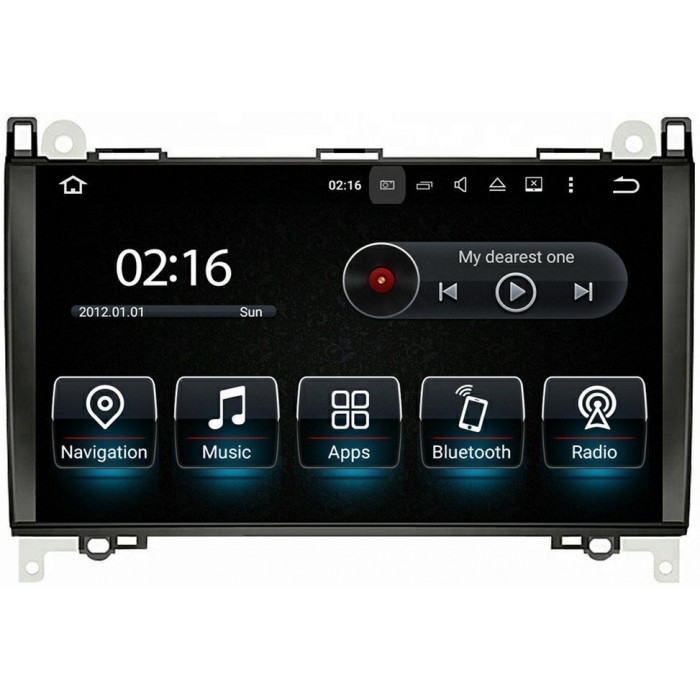 Radio navegador GPS Mercedes Benz Clase A W169, B W245, Viano, Vito, Sprinter, Crafter Android 10 TR3573