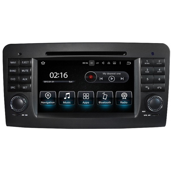 Radio GPS head unit Mercedes Benz ML W164, GL X164 Android 10 TR3574