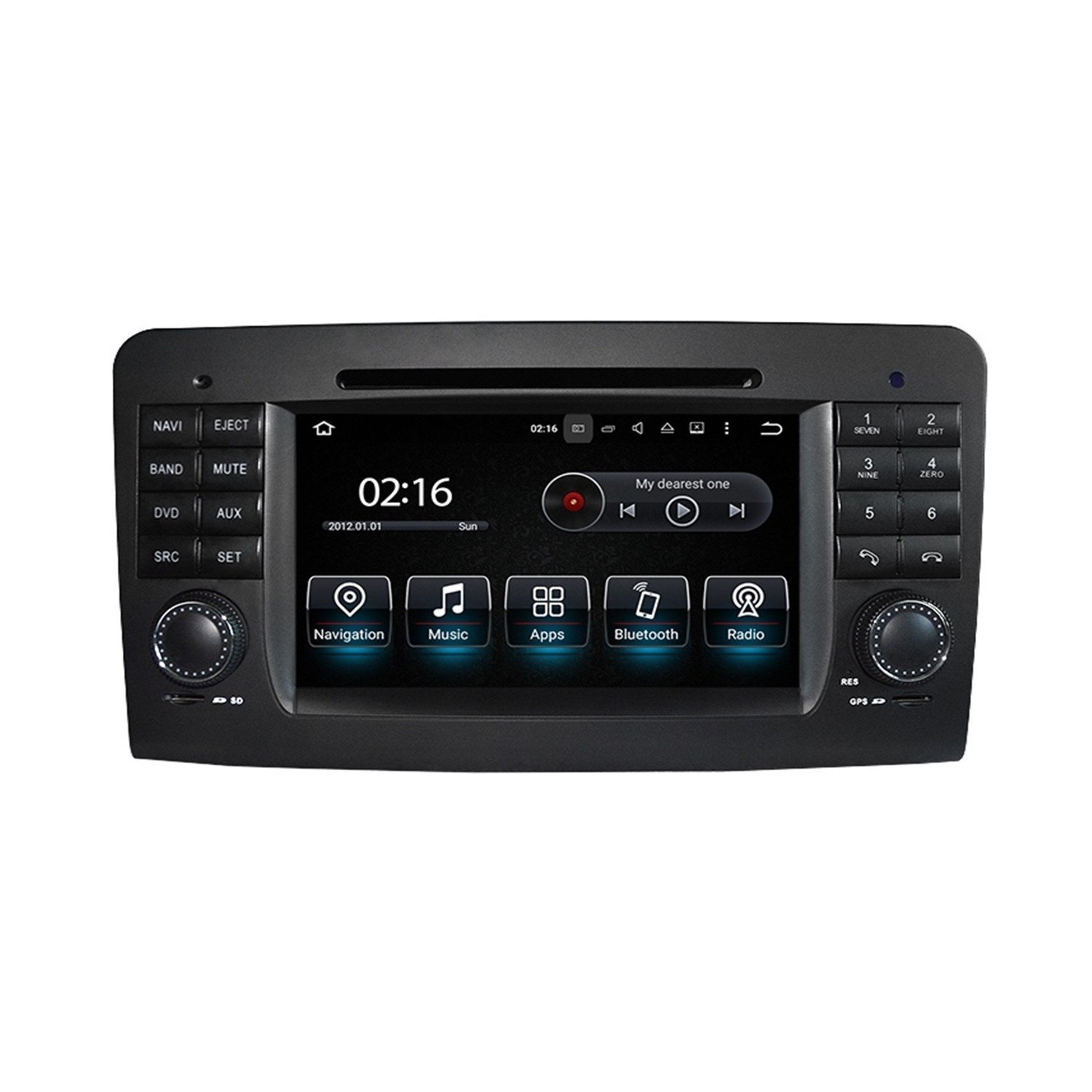 Radio GPS head unit Mercedes Benz ML W164, GL X164 Android 10 TR3574