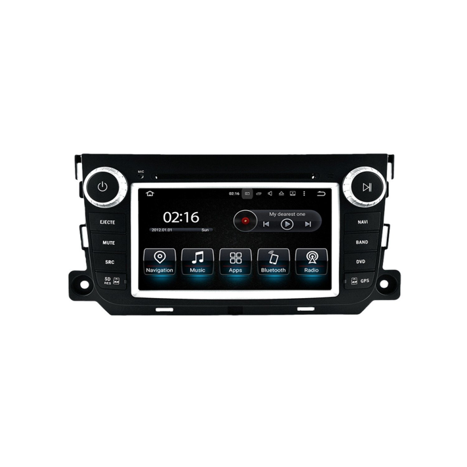 Radio navegador GPS Smart Fortwo Android 10 TR3578