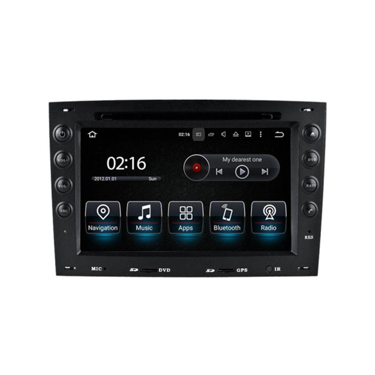 Radio GPS head unit Renault Megane 2 Android 10 TR2106
