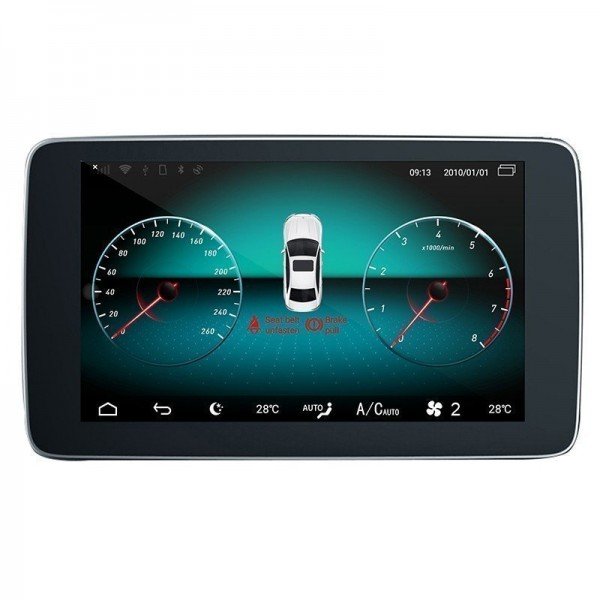 Head unit 9" GPS Benz C Class W205 & GLC X253 & V Class W446 Android 12 TR3604