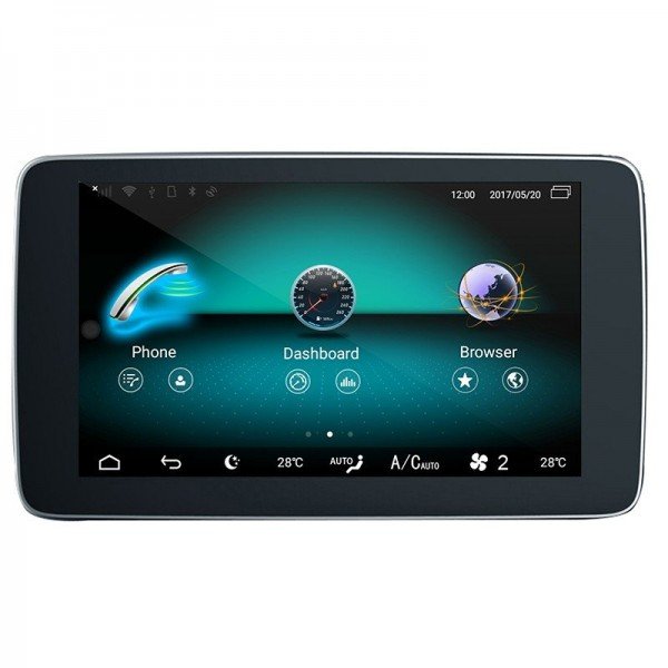 Pantalla 9" GPS Mercedes Benz GLK X204 Android 10 4G LTE TR3614
