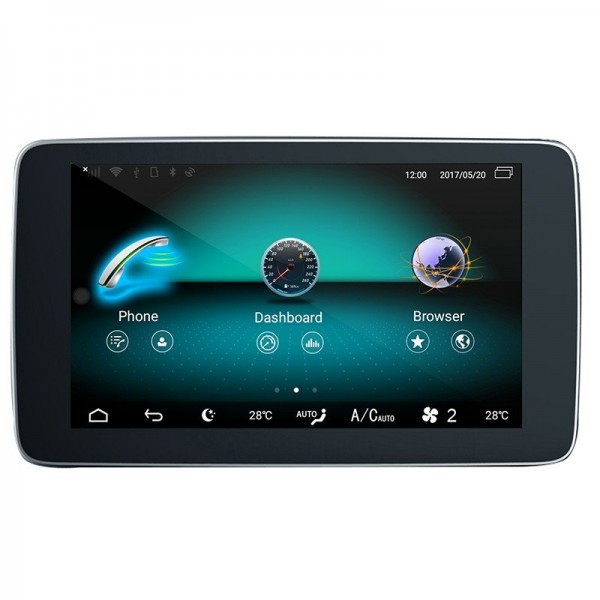 Pantalla 9" GPS Mercedes Benz GLK X204 Android 10 4G LTE TR3614