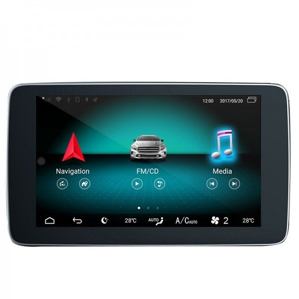 Pantalla 9" GPS Mercedes Benz GLK X204 Android 10 4G LTE TR3614