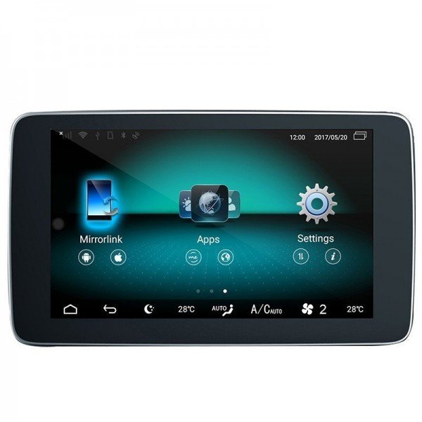 Pantalla 9" GPS Mercedes Benz GLK X204 Android 10 4G LTE TR3614