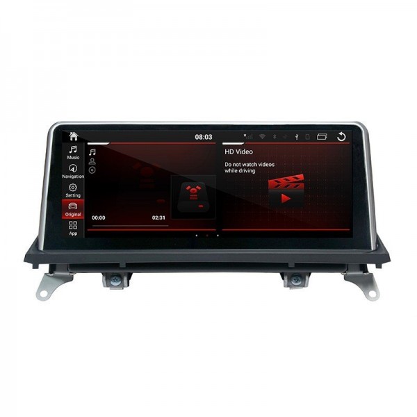Pantalla 10.25" GPS BMW X5 E70 & BMW X6 E71 Android 12 4G LTE TR3624