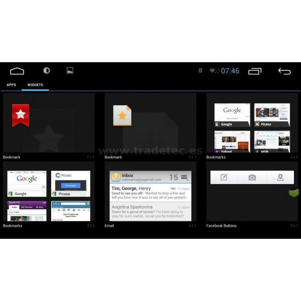 Radio GPS Android 1 DIN TR2486