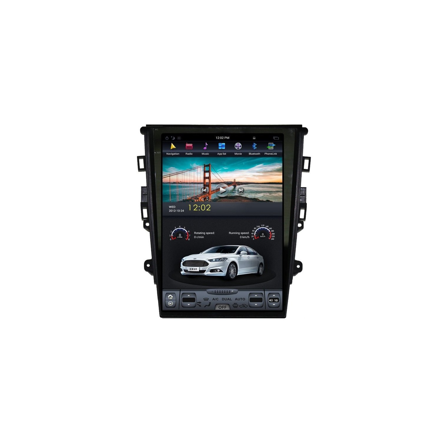 Radio GPS ANDROID TESLA STYLE Ford Mondeo 2013 REF: TR2487