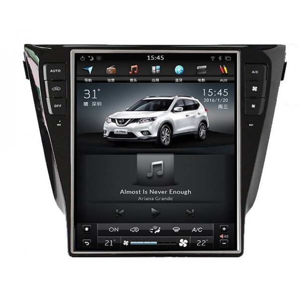 Radio GPS ANDROID TESLA STYLE Nissan Qashqai 