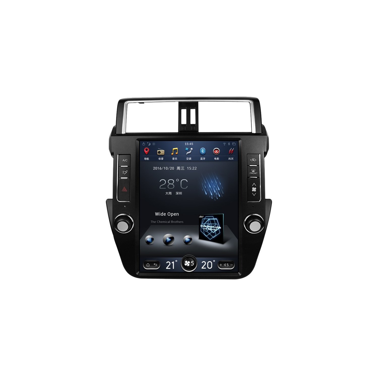 Radio GPS ANDROID TESLA STYLE Land Cruiser Prado 150