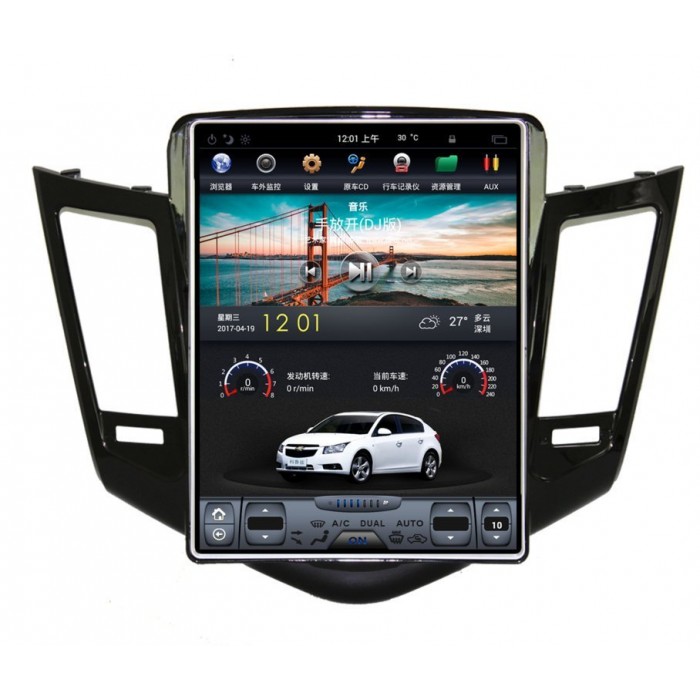 Radio GPS ANDROID TESLA STYLE Chevrolet Cruze