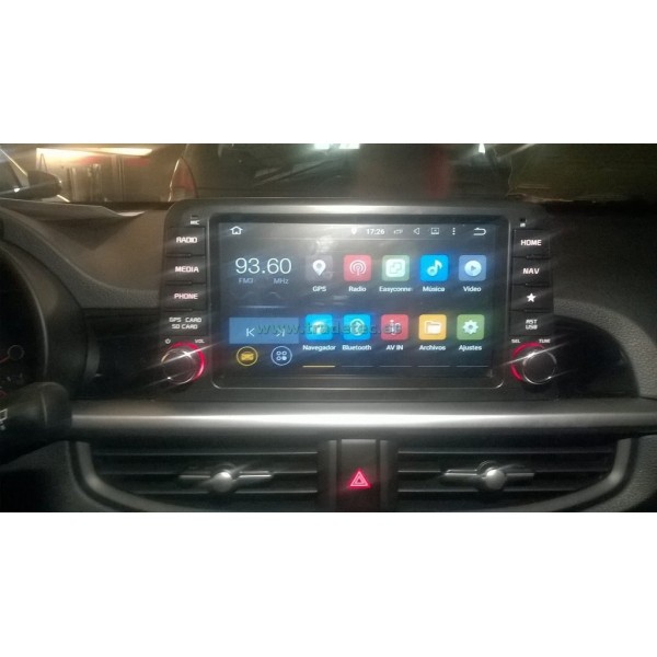 Radio DVD GPS 4G LTE Kia Picanto 2017 Android REF: TR2604